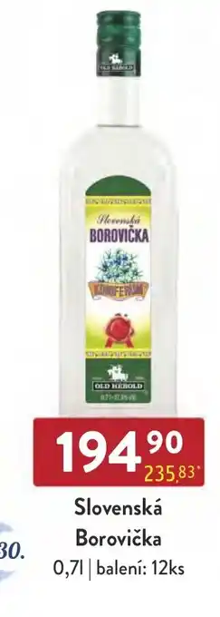 Qanto Slovenská Borovička 0,7L nabídka