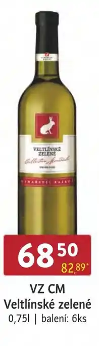 Qanto VZ CM Veltlínské zelené 0,75L nabídka