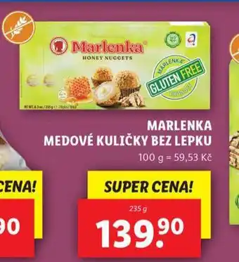 Lidl Marlenka medové kuličky bez lepku nabídka