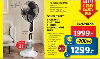 Lidl Stojanový ventilátor nabídka