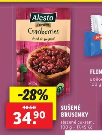 Lidl Sušené brusinky nabídka