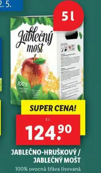 Lidl Jablečno-hruškový / jablečný mošt nabídka