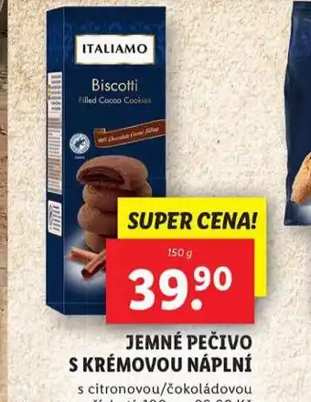 Lidl Jemné pečivo s krémovou náplní nabídka