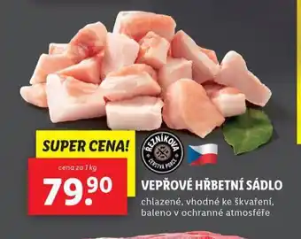 Lidl Vepřové hřbetní sádlo nabídka