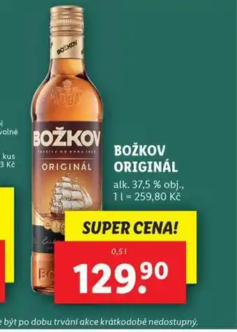 Lidl Božkov originál nabídka