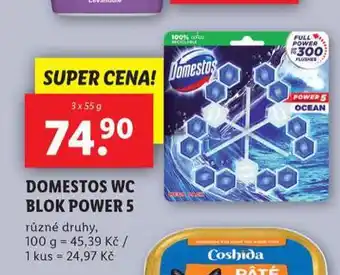 Lidl Domestos wc blok nabídka