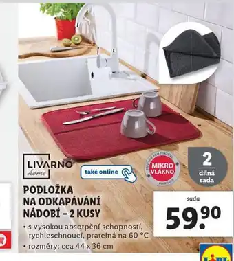 Lidl Podložka na odkapávání nádobí nabídka