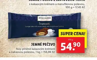 Lidl Jemné pečivo nabídka