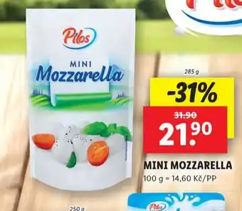 Lidl Mini mozzarella nabídka