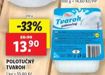 Lidl Polotučný tvaroh nabídka