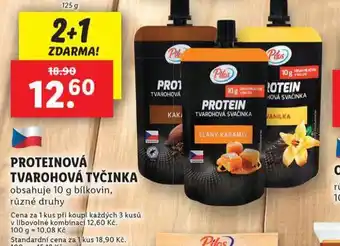 Lidl Proteinová tvarohová svačinka nabídka