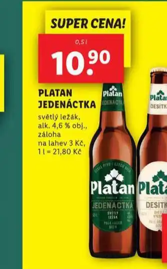 Lidl Pivo platan nabídka