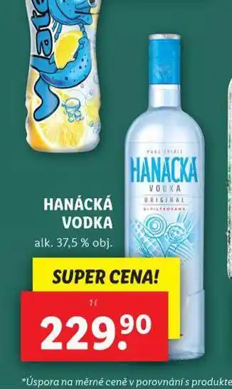 Lidl Hanácká vodka nabídka