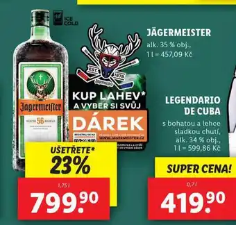 Lidl Jagermeister nabídka