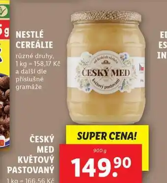 Lidl Český med květový nabídka