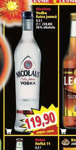 Norma Nicolaus vodka extra jemná nabídka