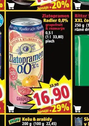 Norma Zlatopramen radler 0,0% nabídka