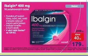 Benu Ibalgin nabídka