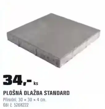 OBI PLOŠNÁ DLAŽBA STANDARD nabídka