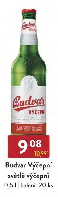 Qanto Budvar Výčepní světlé výčepní 0,5L nabídka