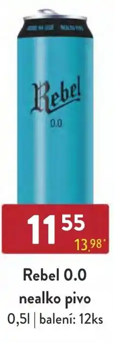 Qanto Rebel 0.0 nealko pivo 0,5L nabídka