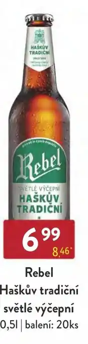 Qanto Rebel Haškův tradiční světlé výčepní 0,5L nabídka