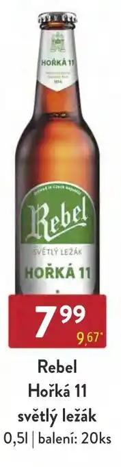 Qanto Rebel Hořká 11 světlý ležák 0.5L nabídka