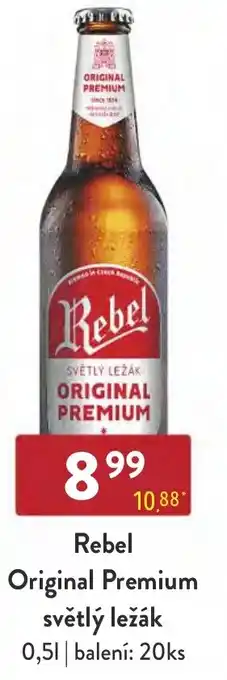 Qanto Rebel Original Premium světlý ležák 0.5L nabídka