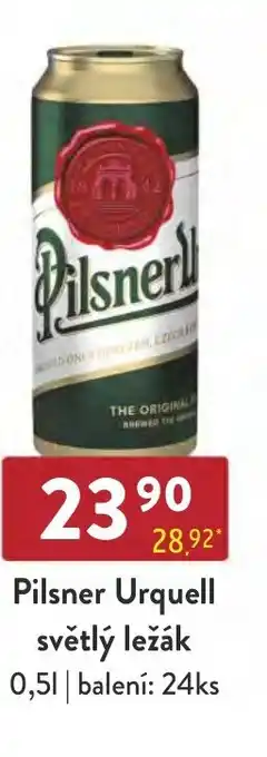 Qanto Pilsner Urquell světlý ležák 0,5L nabídka