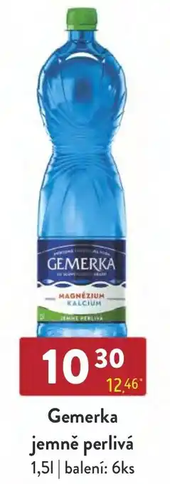 Gemerka jemně perlivá 1,5L