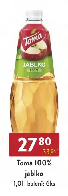 Qanto Toma 100% jablko 1,0L nabídka