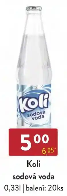 Qanto Koli sodová voda 0.33L nabídka