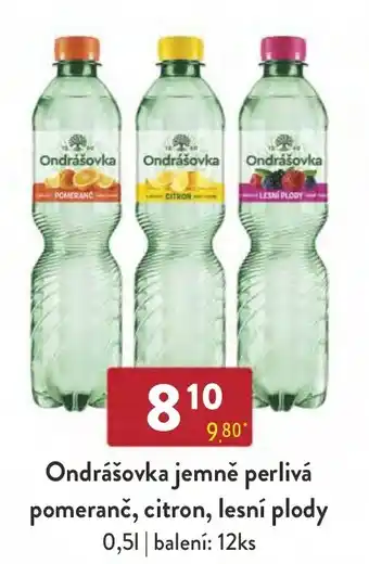 Qanto Ondrášovka jemně perlivá pomeranč, citron, lesní plody 0,5L nabídka