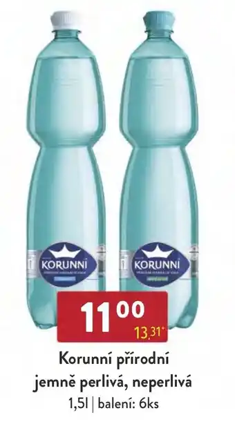 Qanto Korunní přírodní jemně perlivá, neperlivá 1.5L nabídka