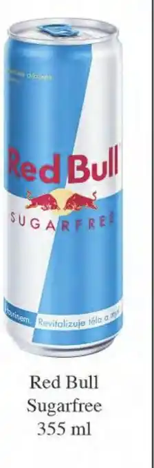 Qanto Red Bull Sugarfree 355 ml nabídka