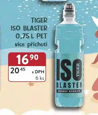 Qanto TIGER ISO BLASTER 0,75 L PET více příchutí nabídka