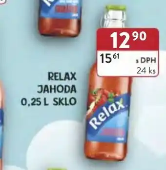 Qanto RELAX JAHODA 0,25 L SKLO nabídka