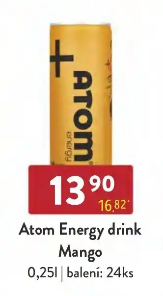 Qanto Atom Energy drink Mango 0.25L nabídka