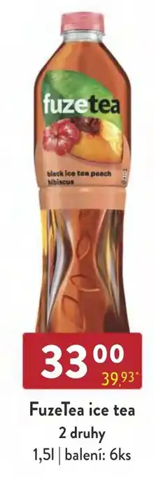 Qanto FuzeTea ice tea 2 druhy 1,5L nabídka