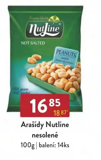 Qanto Arašídy Nutline nesolené nabídka