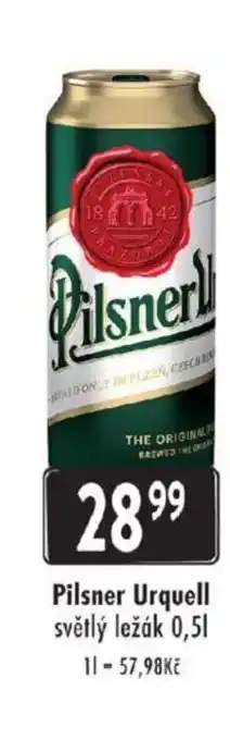 Qanto Pilsner Urquell nabídka