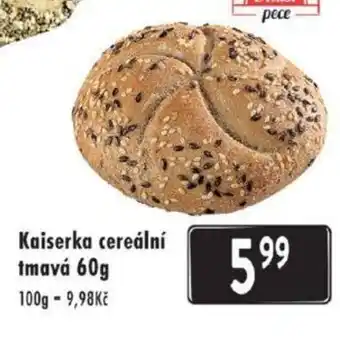 Qanto Kaiserka cereální tmavá 60g nabídka
