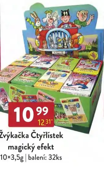Qanto Žvýkačka Čtyřlístek magický efekt nabídka