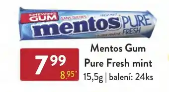 Qanto Mentos Gum Pure Fresh mint nabídka