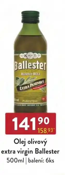 Qanto Olej olivový extra virgin Ballester 500ml nabídka