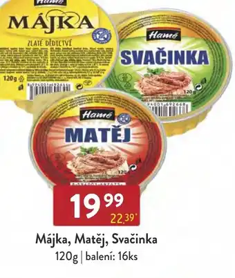 Qanto Májka, Matěj, Svačinka 120g nabídka