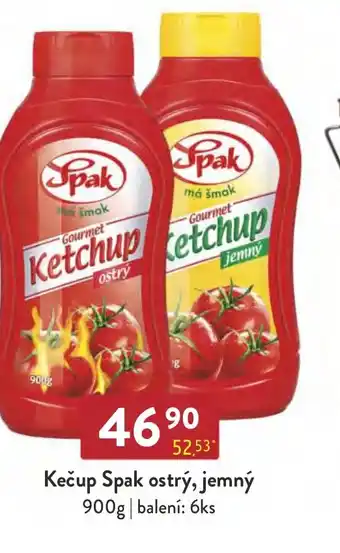 Qanto Kečup Spak ostrý, jemný 900g nabídka