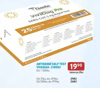 Qanto ANTIGENNÍ SELF TEST VIVADIAG-Z NOSU nabídka
