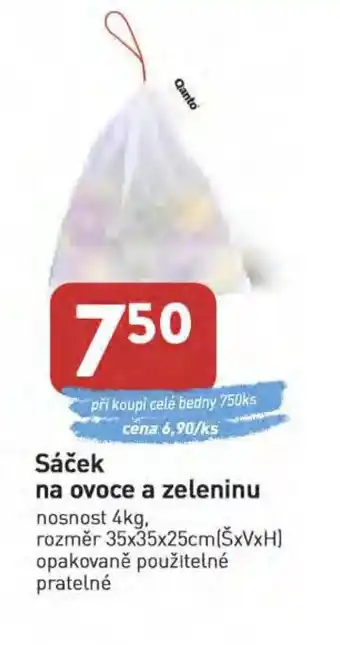 Qanto Sáček na ovoce a zeleninu nabídka