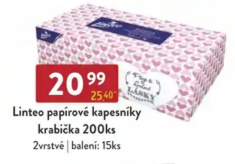 Qanto Linteo papírové kapesníky krabička 200ks nabídka